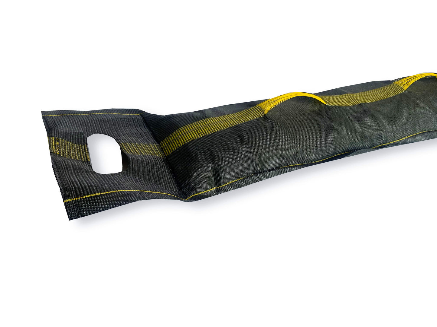 PREMIUM Sandsäcke 10 Stück für Hochwasserschutz - 25x100cm mit Tragegriffen und Tragelaschen