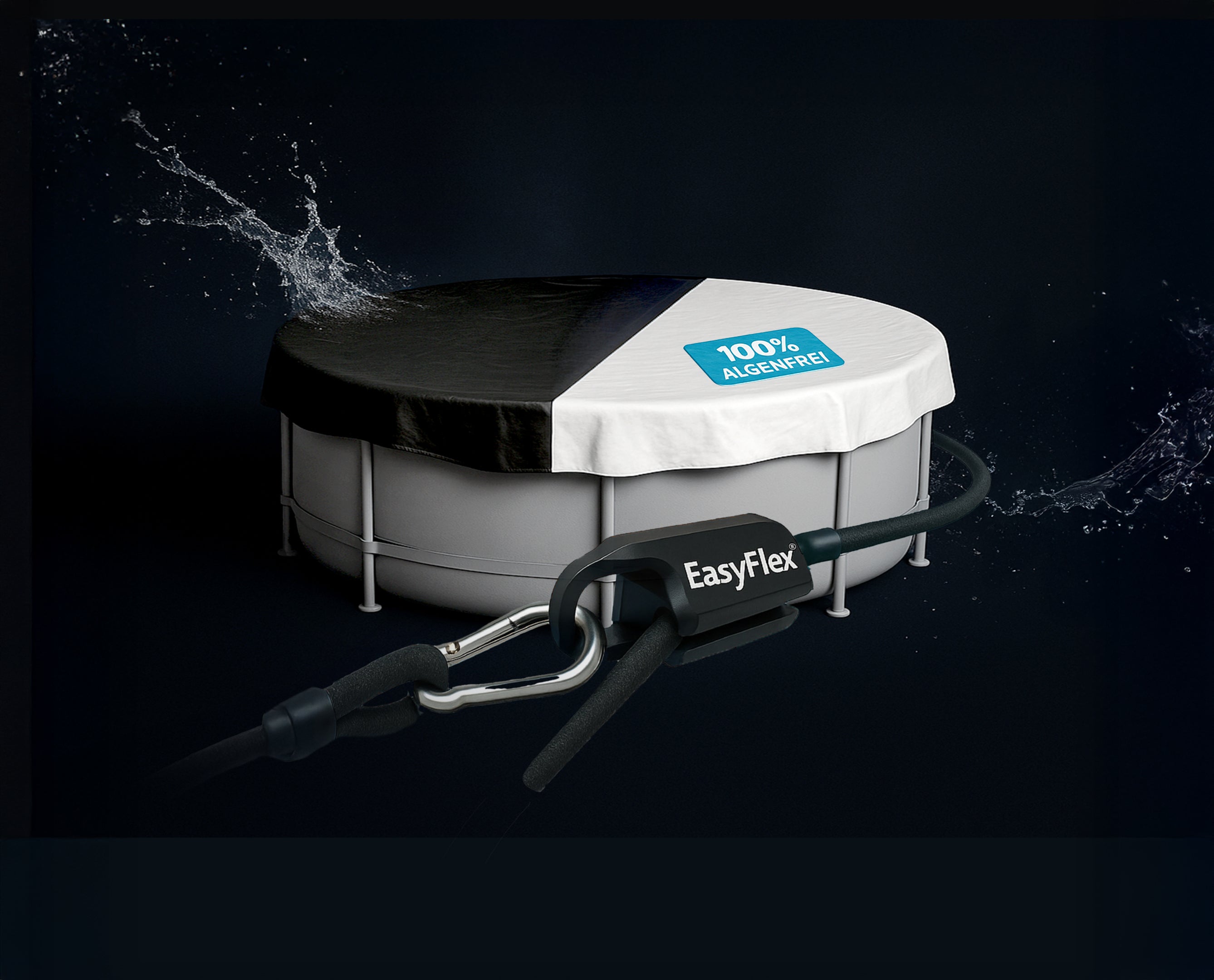 Video laden: Poolabdeckung für Aufstellpools. Im Video wird die einfache und schnelle Anbringung unserer Poolplane mit EasyFlex- Verschluss erläutert.