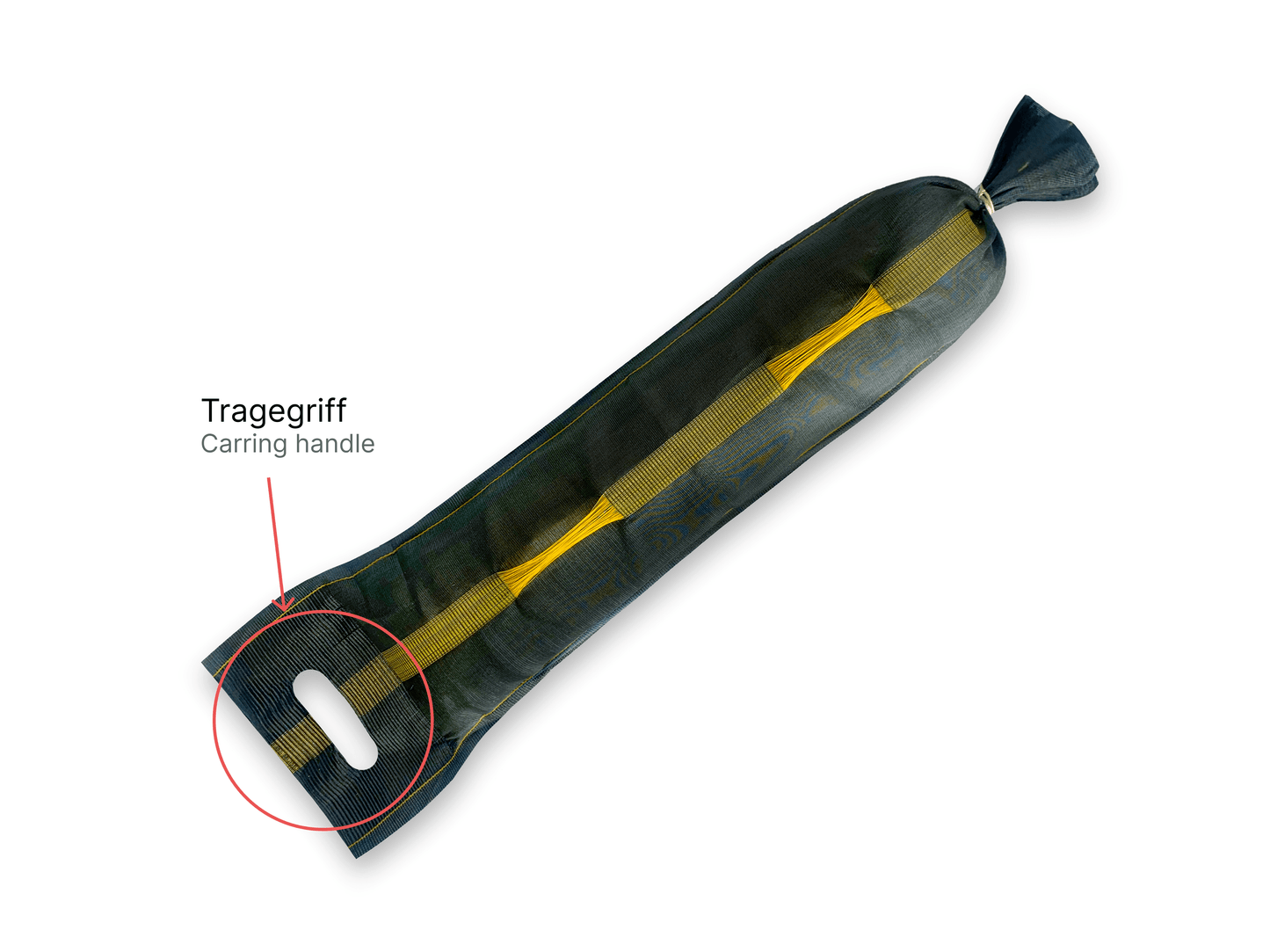 PREMIUM Silosandsäcke 10 Stück, für Hochwasserschutz - 25x100cm, mit Tragegriffen und Tragelaschen